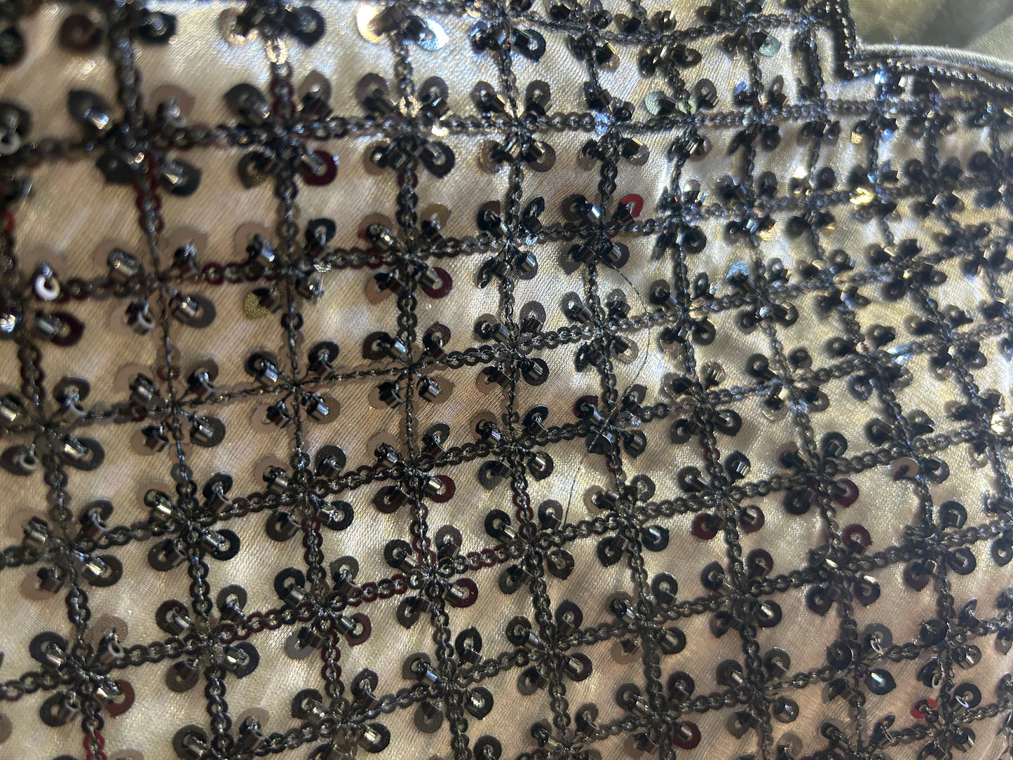 Pretty black grey crop top lehenga