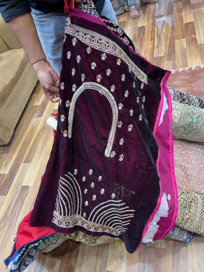Multikali Jhumka Bridal Lehenga