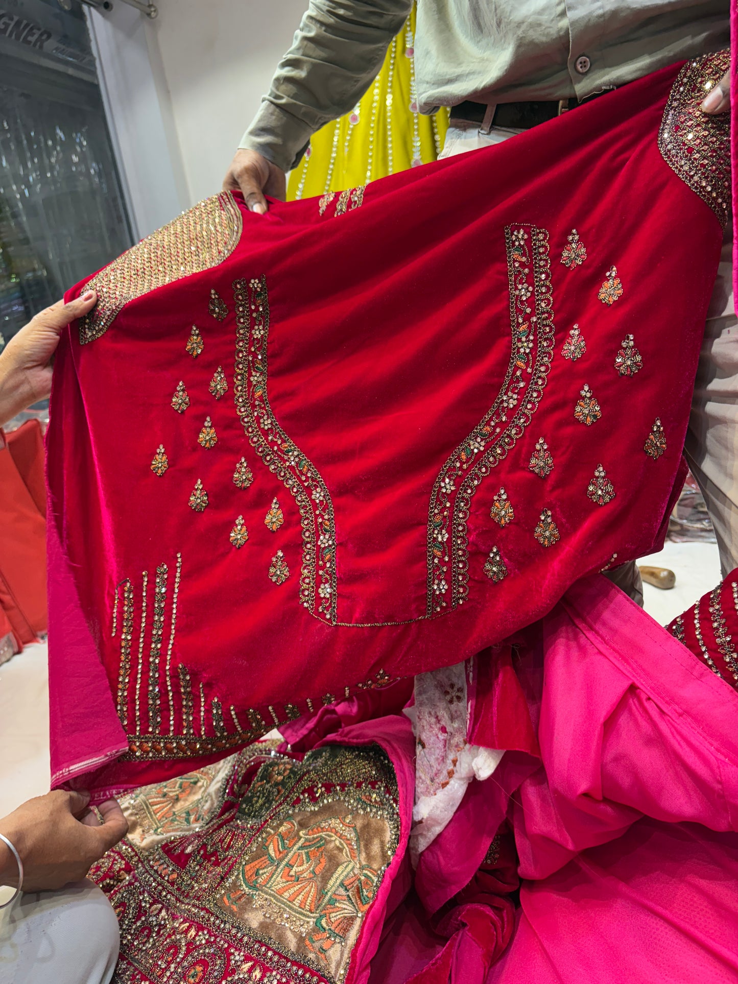 Fabulous maroon bridal  Lehenga