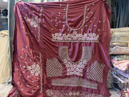 Peach pink Lehenga