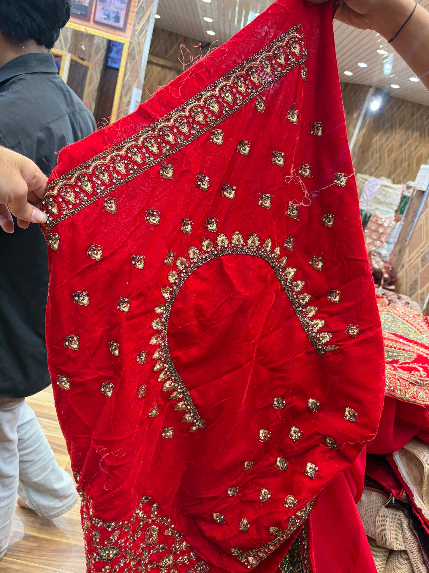 Red Ball Bridal Lehenga