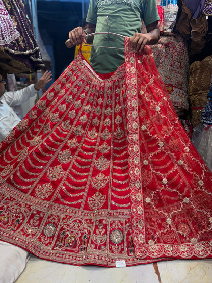Gorgeous red Bridal Lehenga
