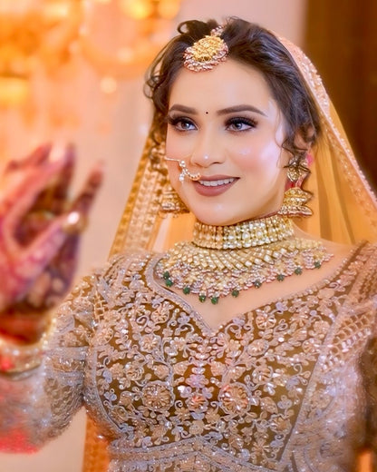 Fantastic Maroon red crop top Lehenga Happy Customer