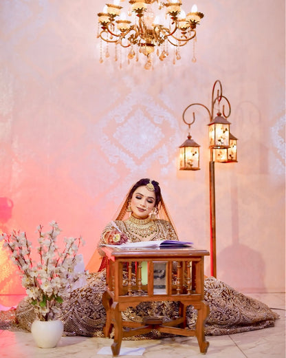 Fantastic Maroon red crop top Lehenga Happy Customer