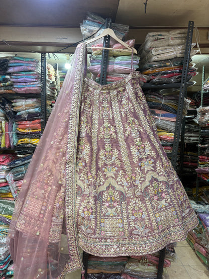 Something different pink Lehenga
