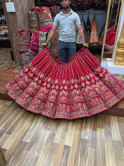 Rani Pink Ball Bridal Lehengaa
