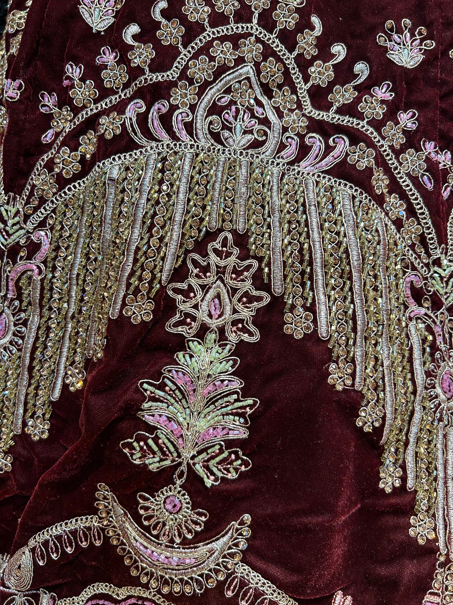 Khoobsurat maroon doli barat bridal lehenga❤️