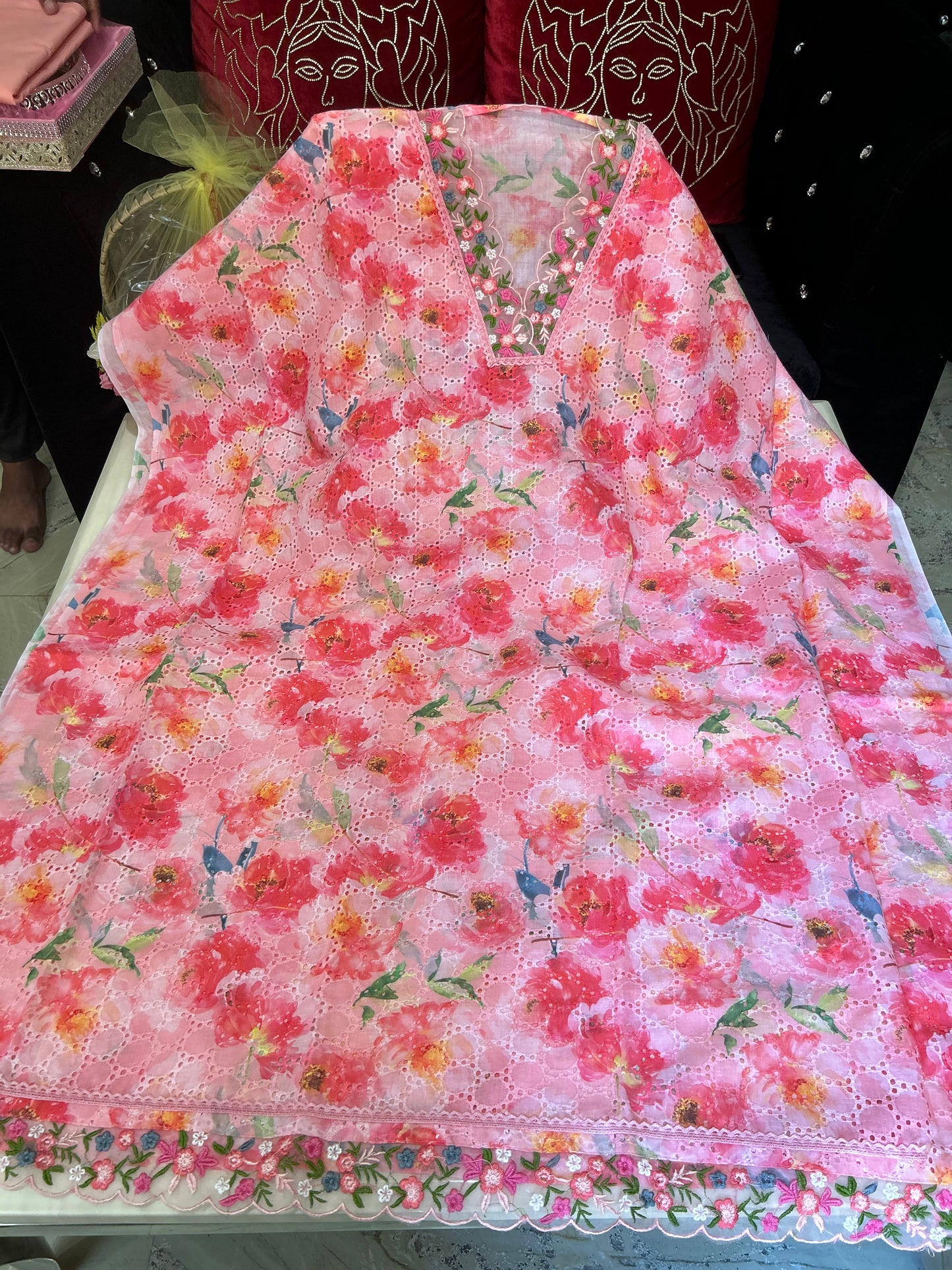 Lovely pink Unstitched suit