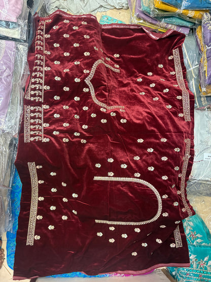 Lovely Maroon Doli Barat Ball bridal Lehenga