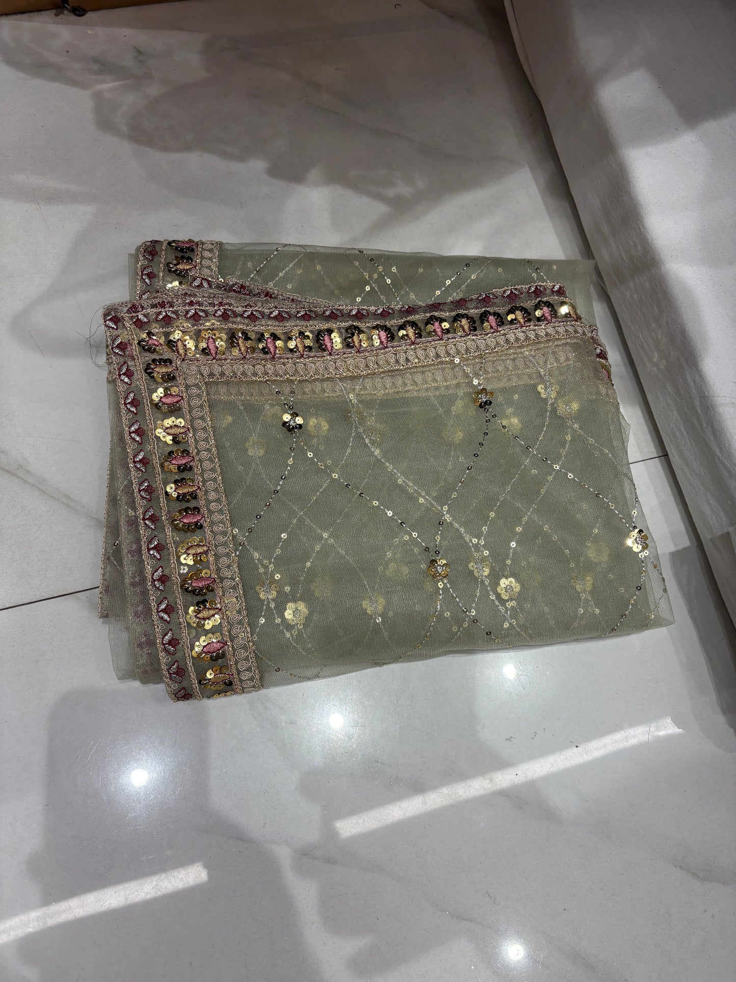 Something different Light pink peacock crop top Lehenga Happy Customer