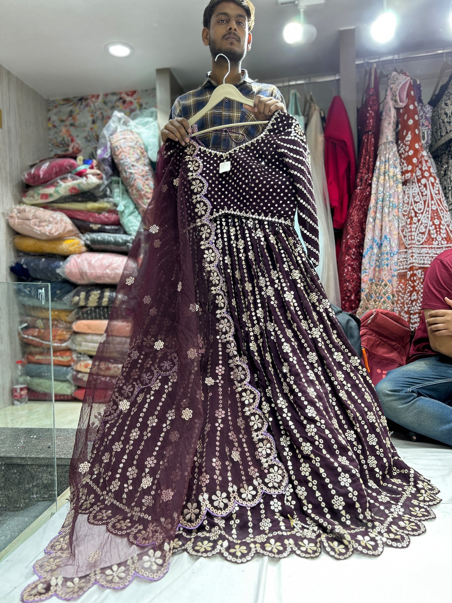 Attractive purple lehenga❤️