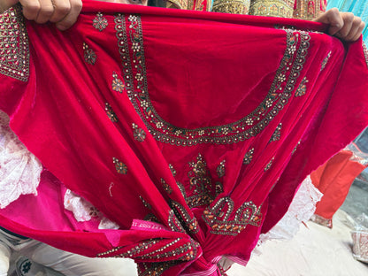 Fabulous maroon bridal  Lehenga