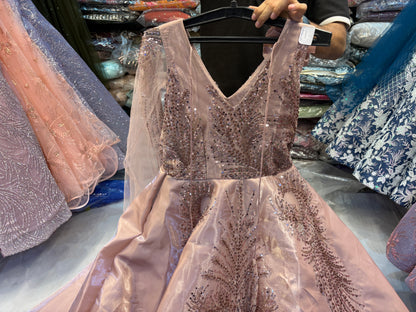 Something different peach gown