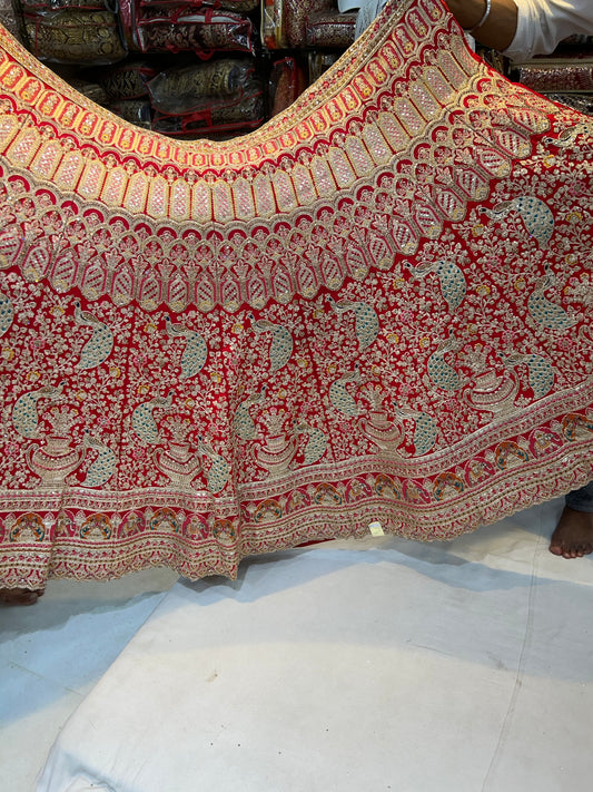 Peacock bridal lehenga - Shopping World