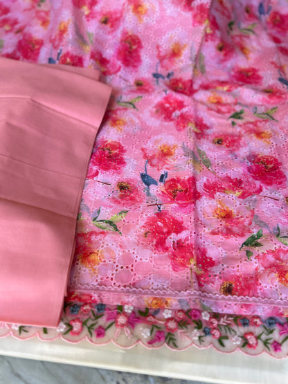 Lovely pink Unstitched suit