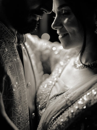 Something different Light pink peacock crop top Lehenga Happy Customer