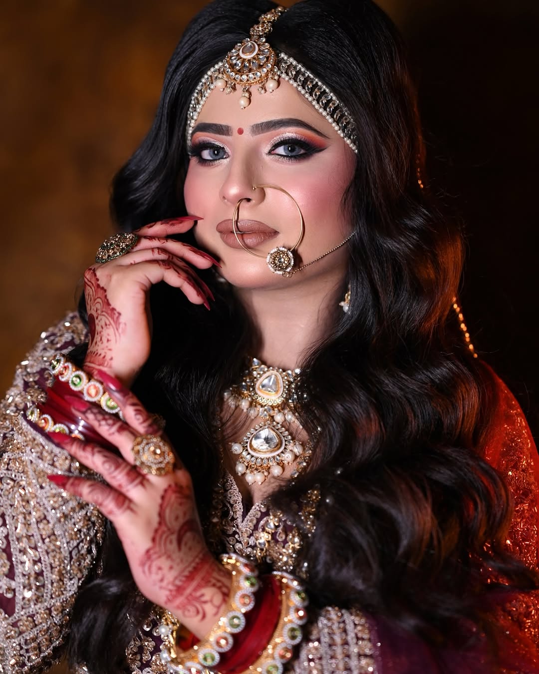 Fantastic Maroon red crop top Lehenga Happy Customer