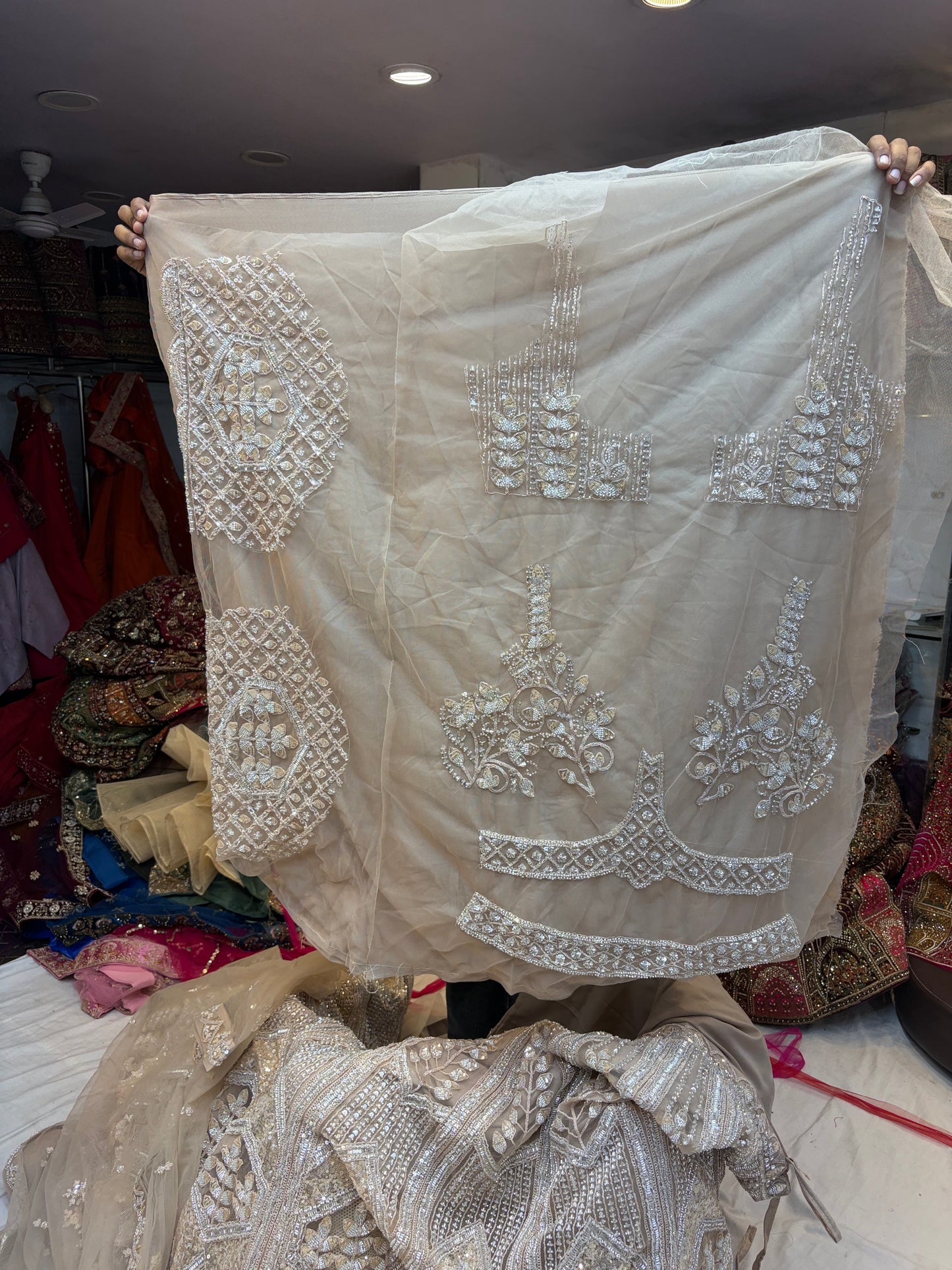 Golden Beige designer Lehenga