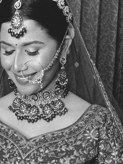 Eye catching Rani pink peacock Bridal lehenga Happy Customer