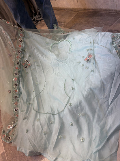 Fair sky blue Lehenga