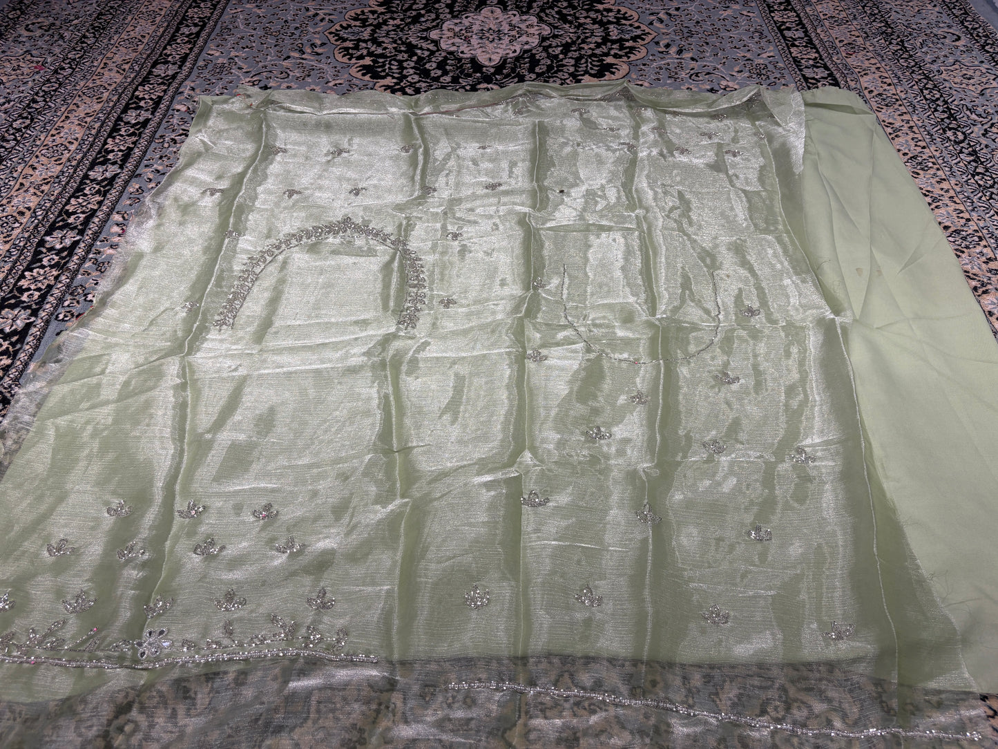 Beautiful green handwork Lehenga