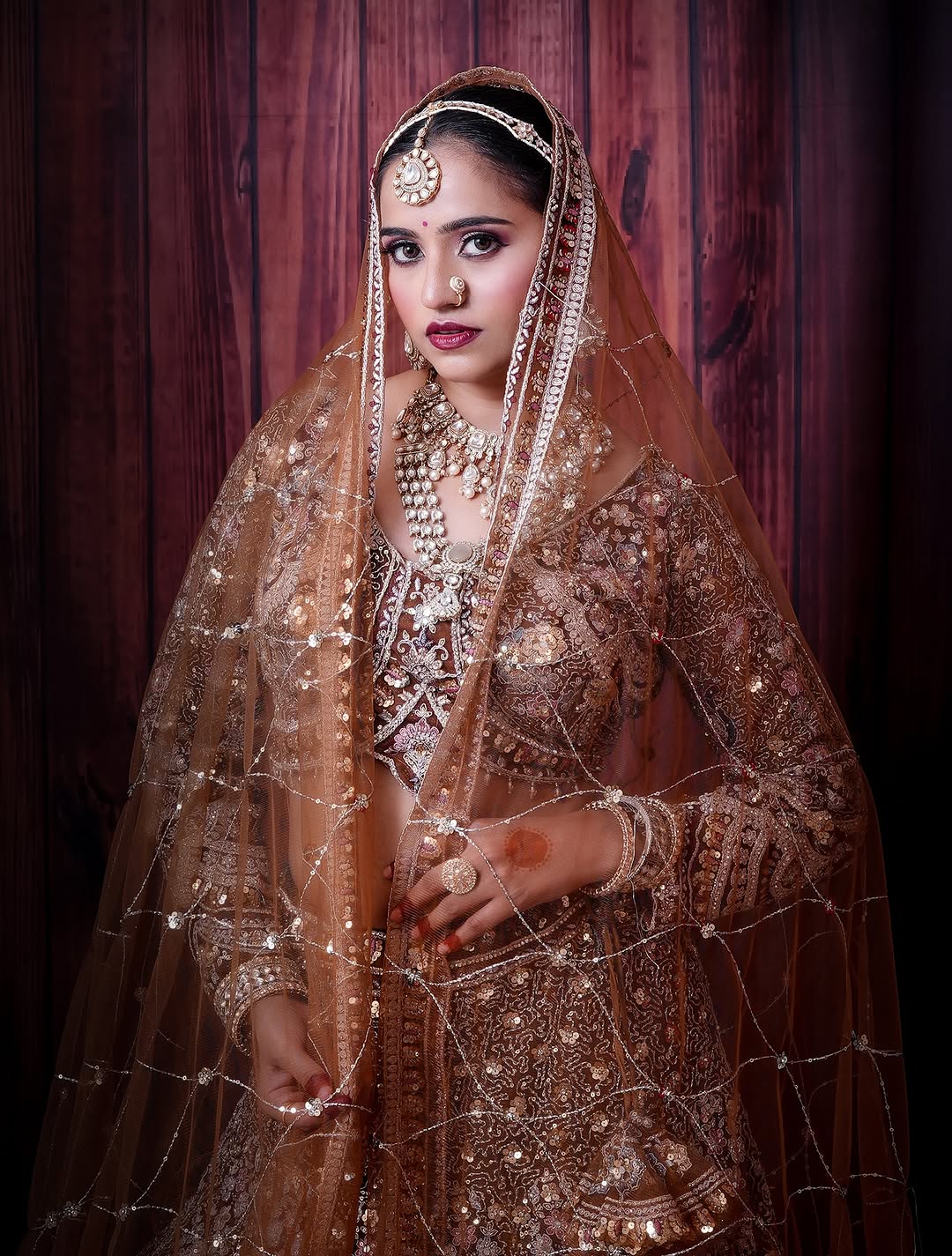 Something different Light pink peacock crop top Lehenga Happy Customer