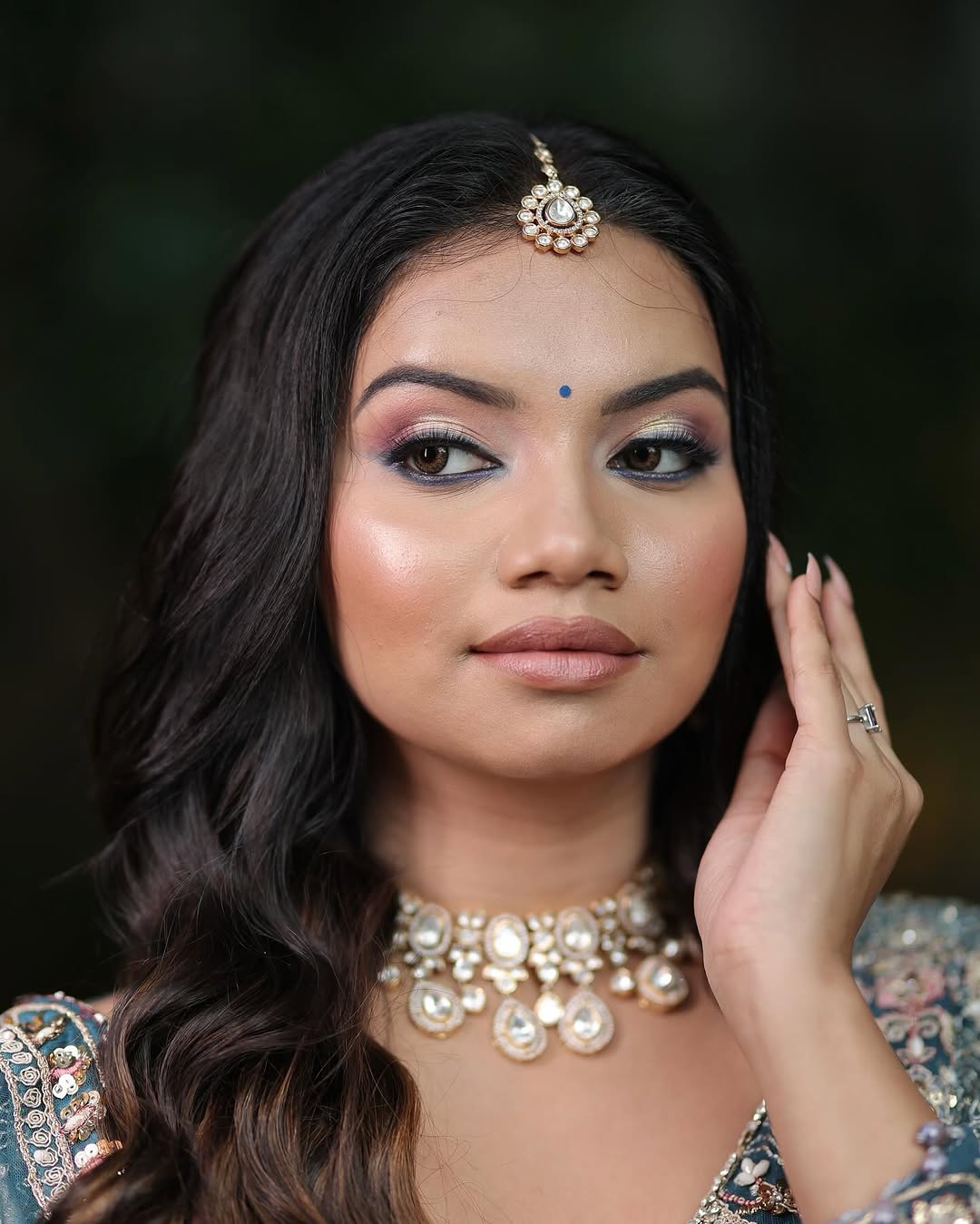 Attractive pista green peacock crop top Lehenga Happy Customer