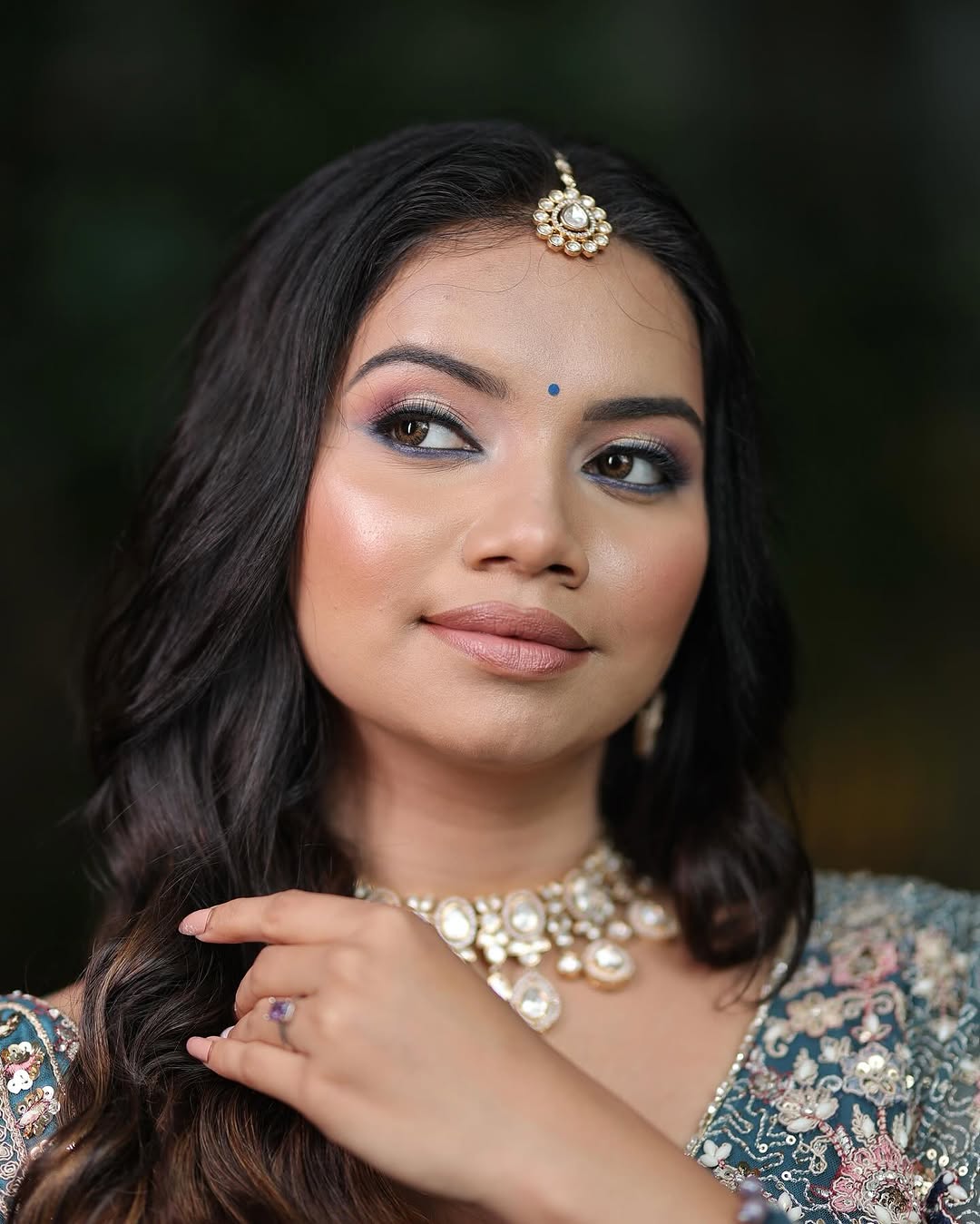 Attractive pista green peacock crop top Lehenga Happy Customer