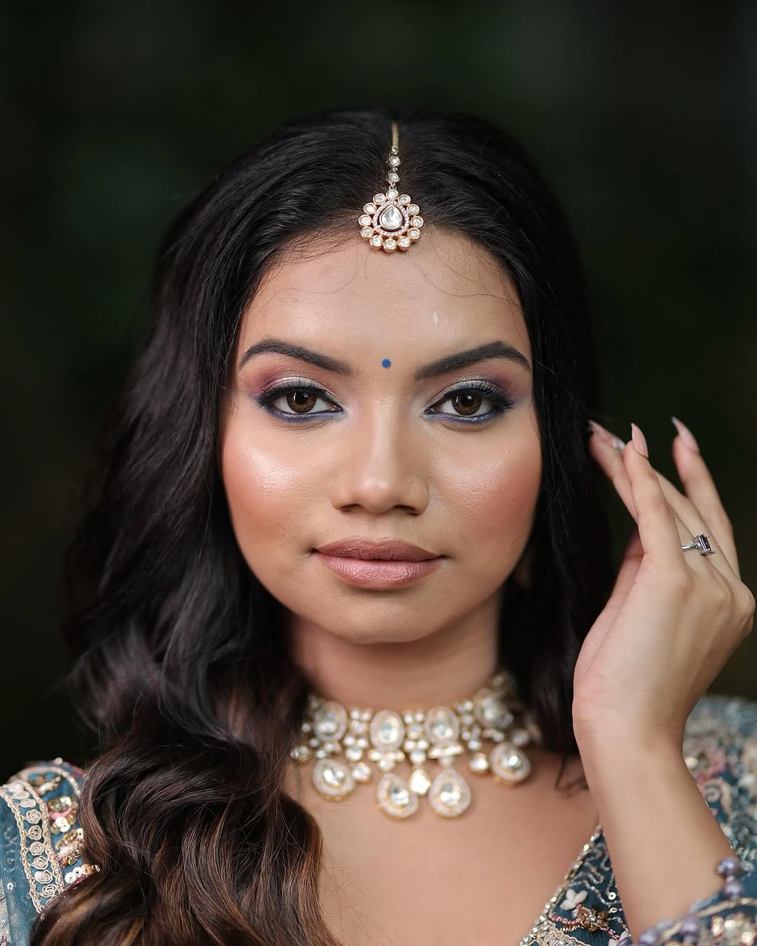 Attractive pista green peacock crop top Lehenga Happy Customer