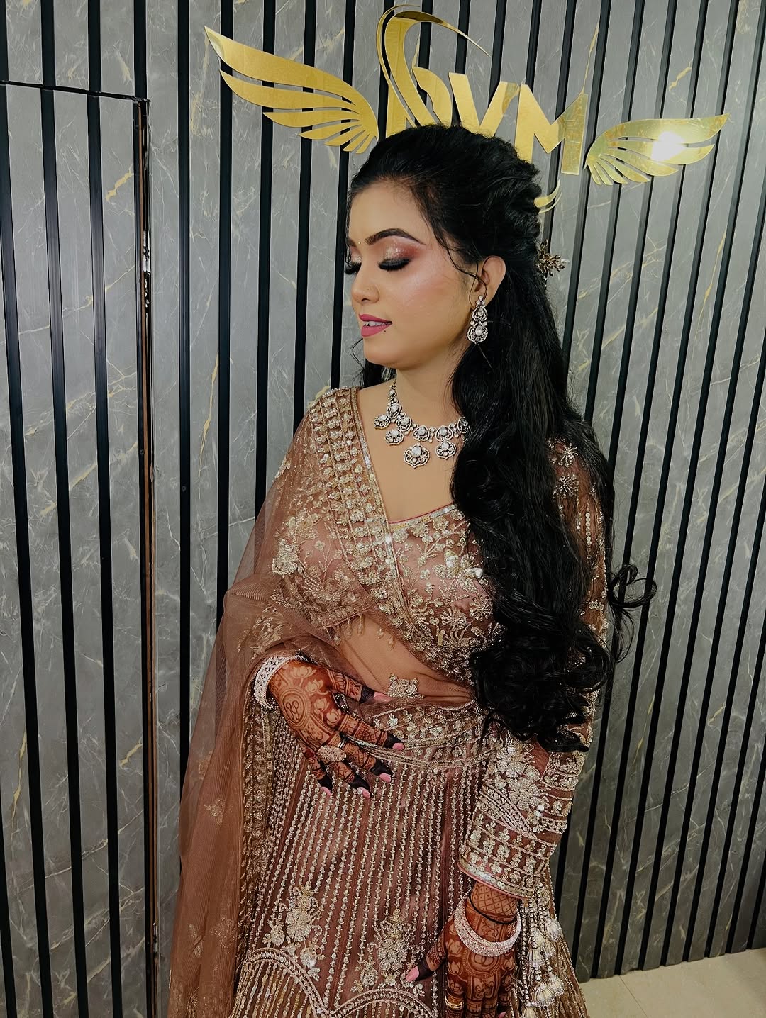 Designer Red crop top Lehenga Happy Customer