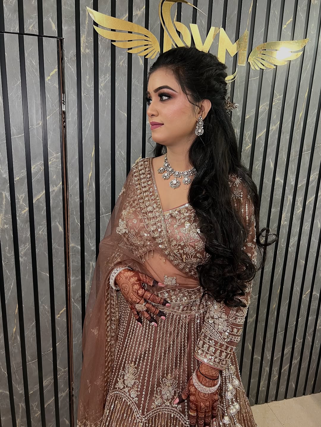 Designer Red crop top Lehenga Happy Customer