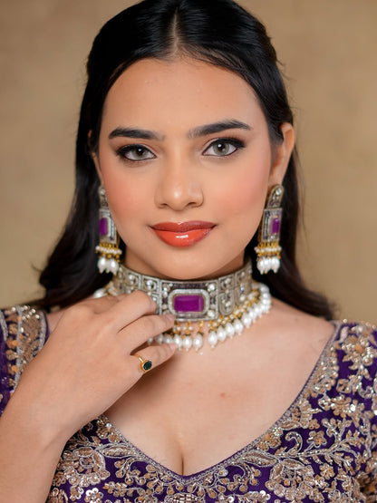 Designer red pink Crop top Lehenga