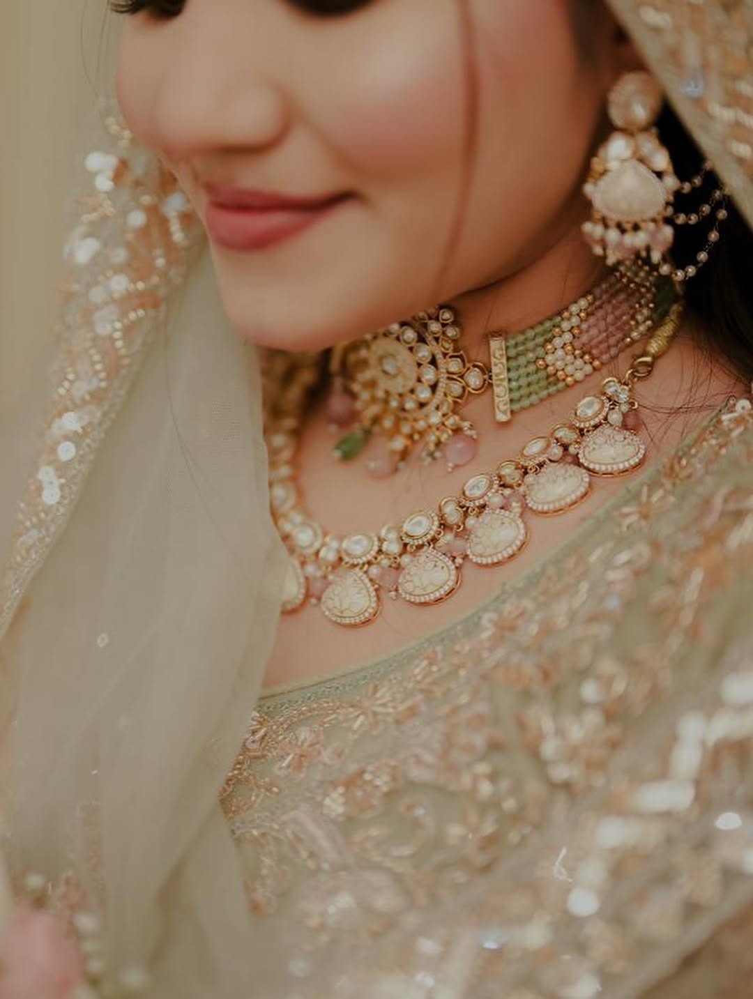 Eye catching Sky blue Crop top Lehenga Happy Customer