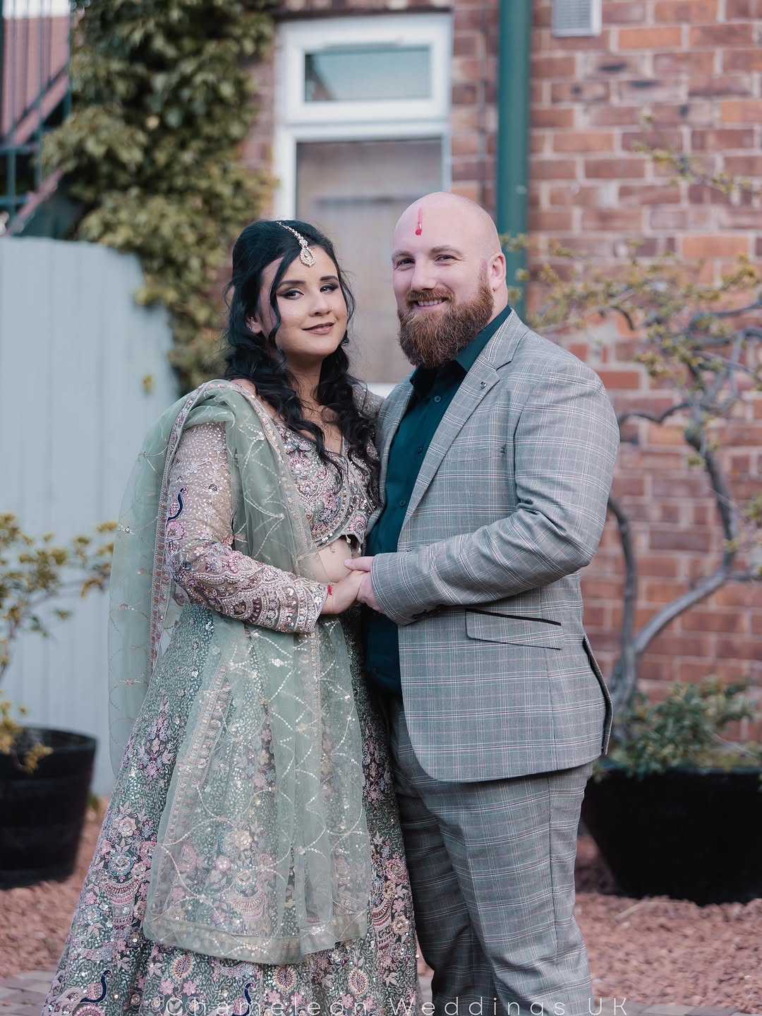 Something different Light pink peacock crop top Lehenga Happy Customer