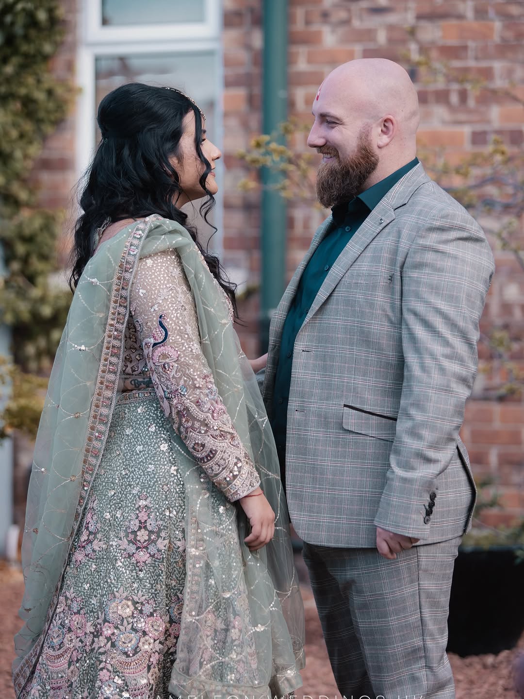 Something different Light pink peacock crop top Lehenga Happy Customer