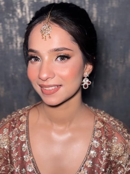 Pretty Purple Floral Lehenga Happy Customer