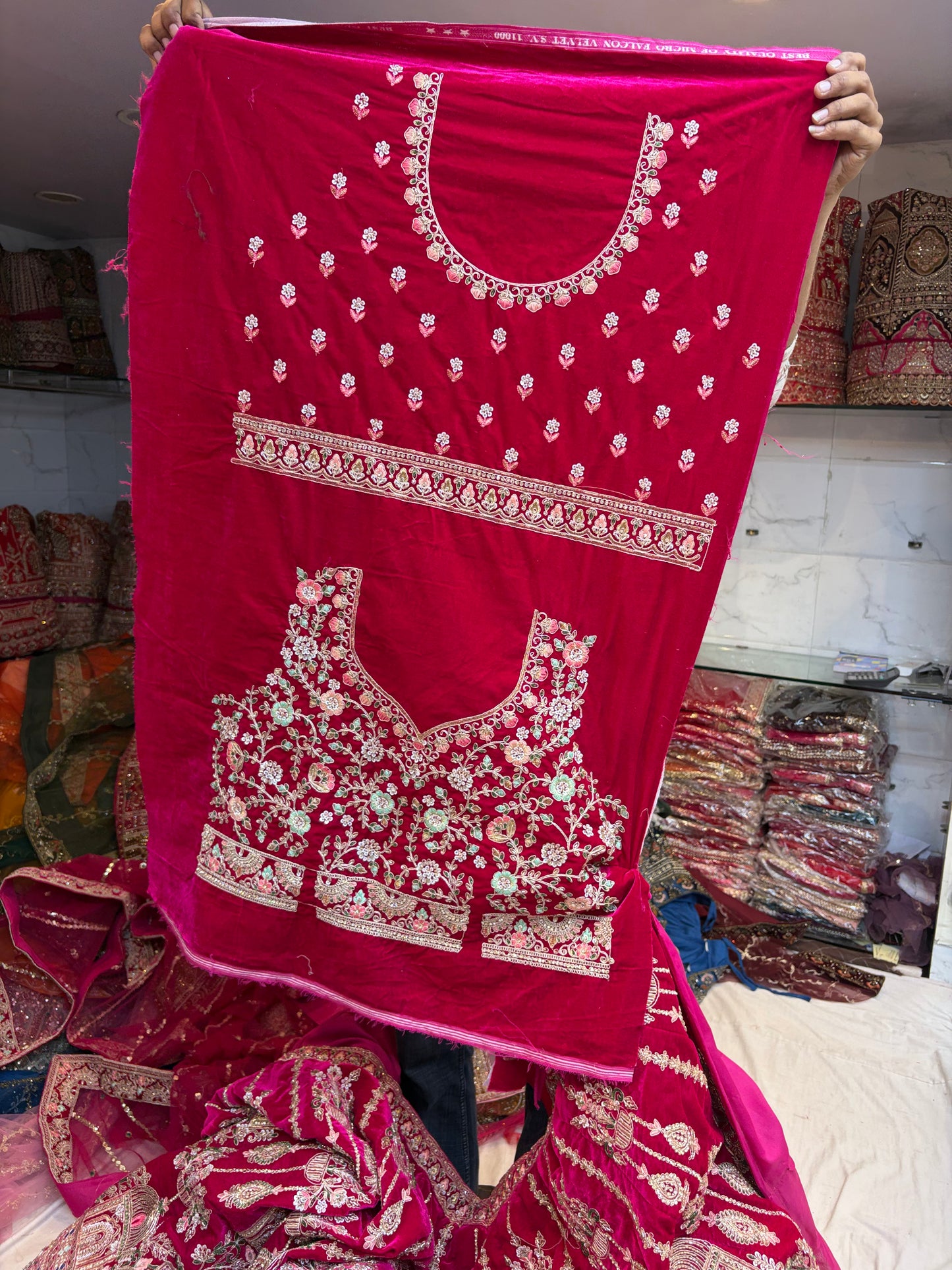 Maroon Bridal Lehenga