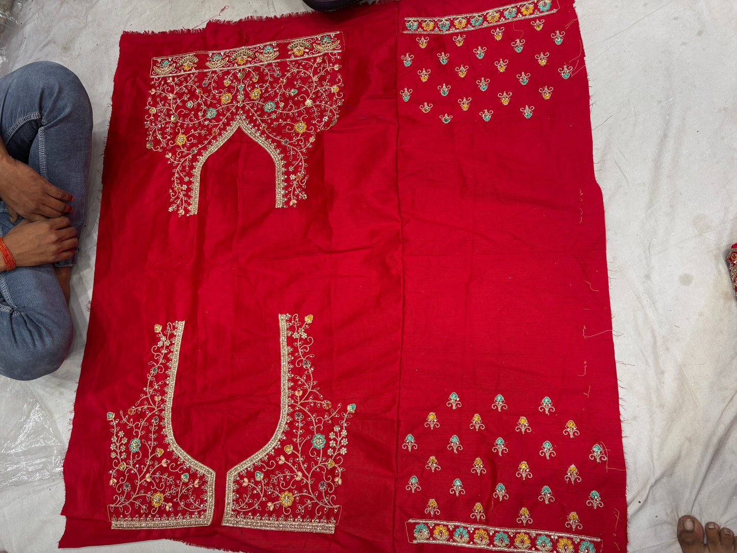 Lovely Rani pink peacock Lehenga