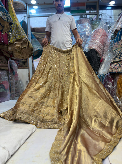 Pretty golden Lehenga