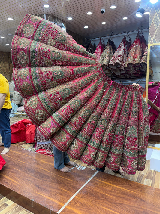 Rani Pink Ball Bridal Lehenga