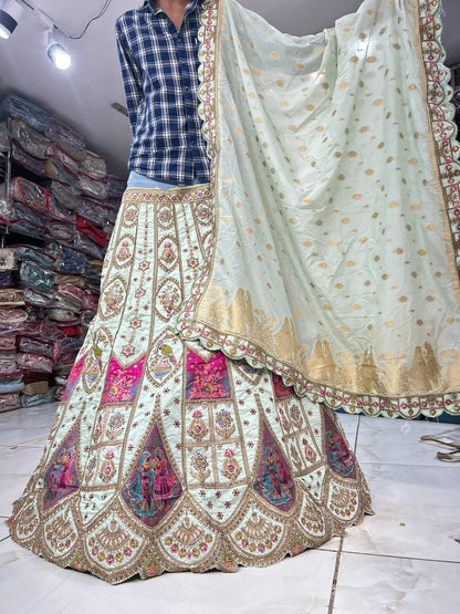 Fabulous green lehenga