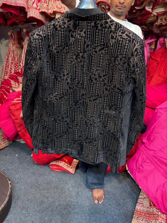Black Mens Wear Indo Western Dress