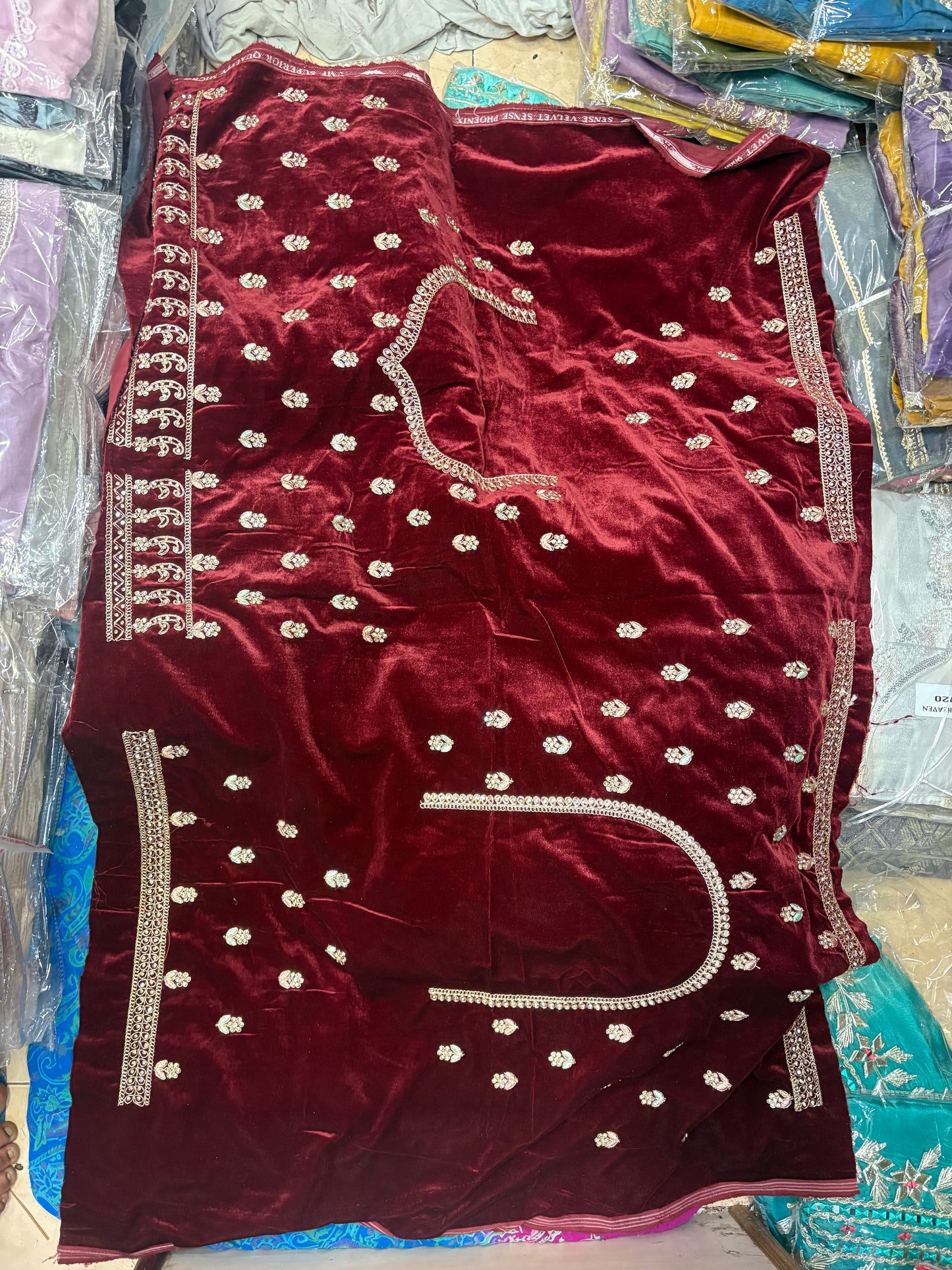Lovely Maroon Doli Barat Ball bridal Lehenga