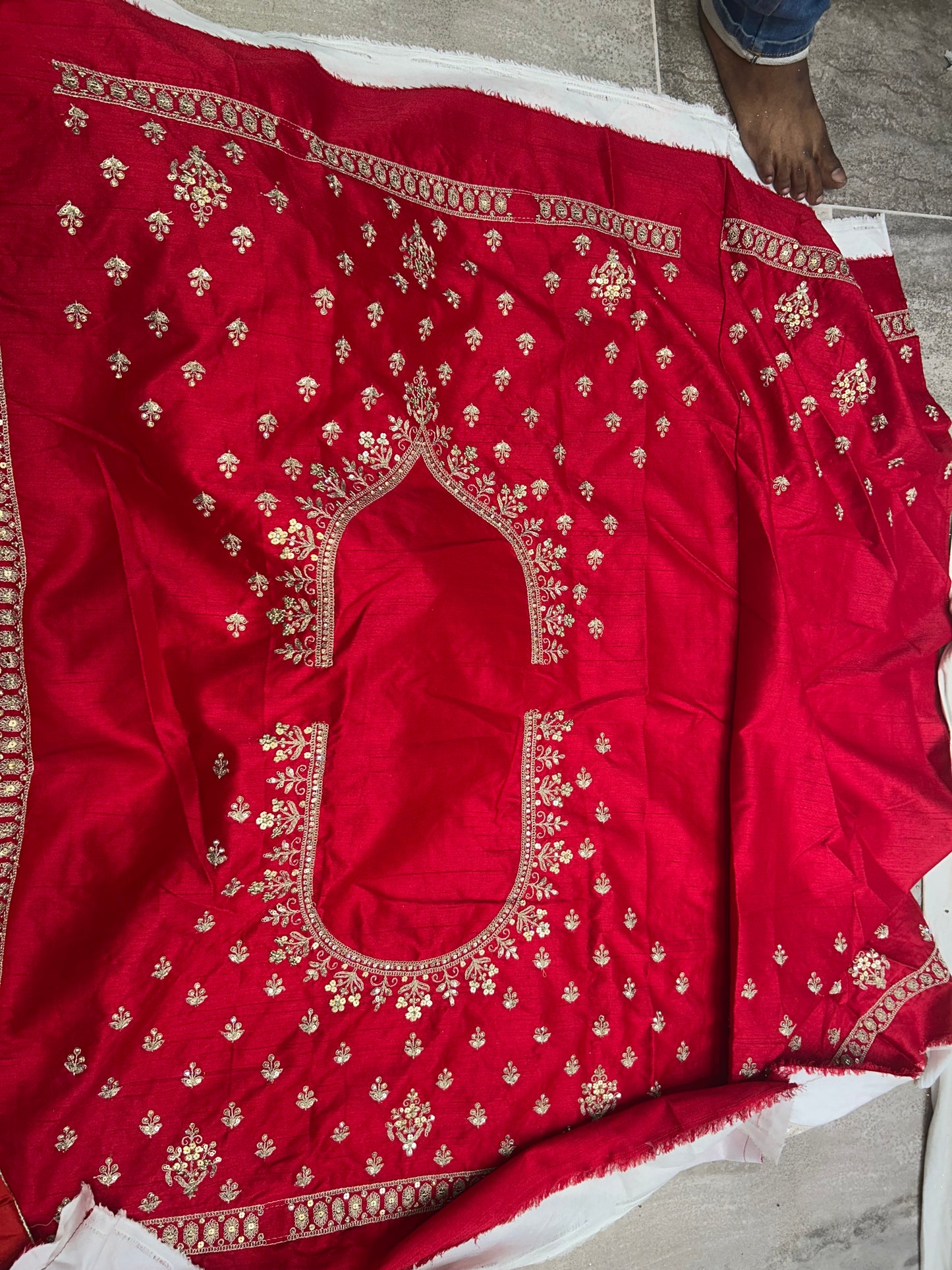 Beautiful red bridal lehenga