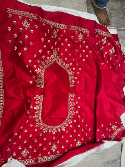 Beautiful red bridal lehenga