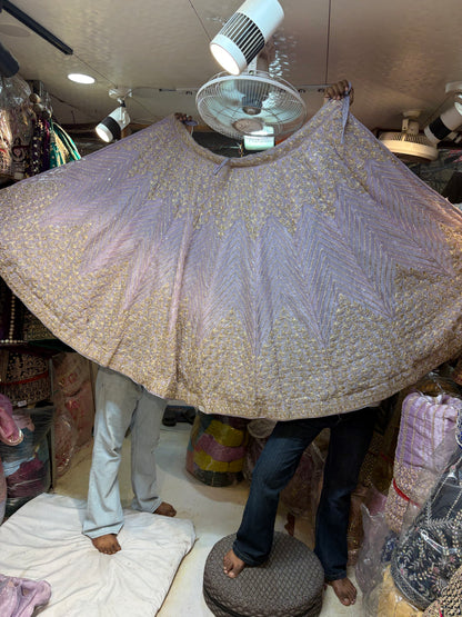 Lavender Designer Lehenga