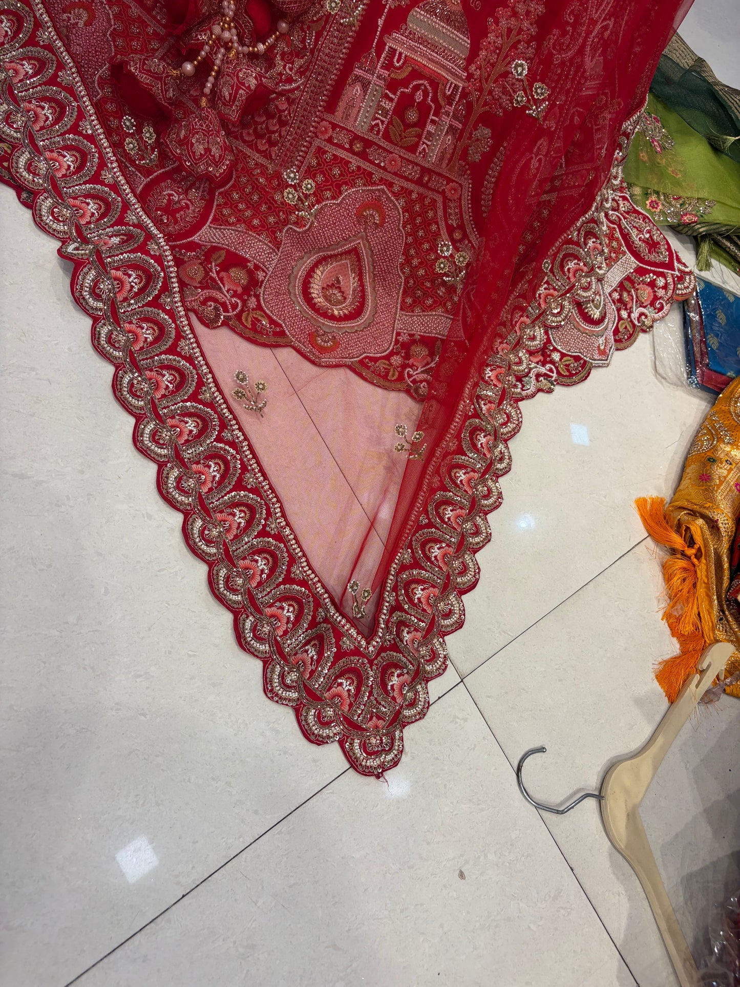 Red Bridal Lehenga