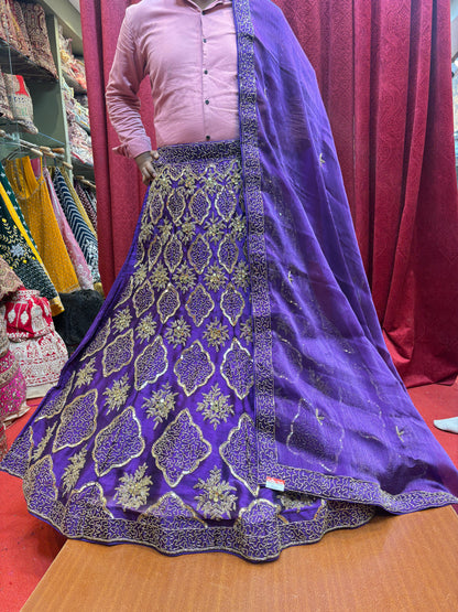 Charming purple Lehenga