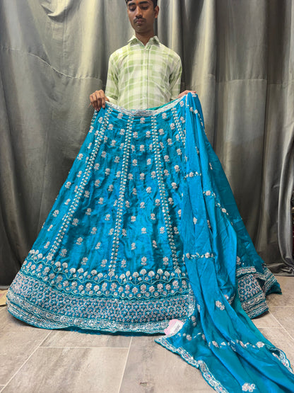 Blue Lehenga