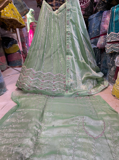Fabulous green lehenga
